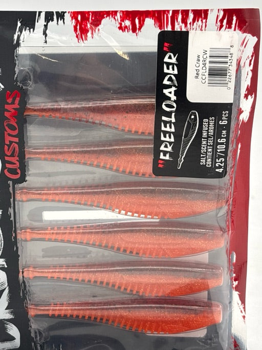 Rapala CC Freeloader 4\u201D Red Craw  CCFLD4RCW