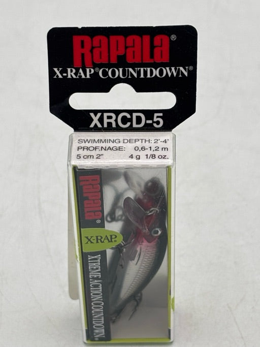 Rapala  X1 Rap CountDown 05 Silver  XRCD05S