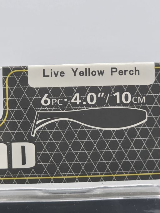 Storm  Largo Shad - Live Yellow Perch - 4 Pack LGS4LYP