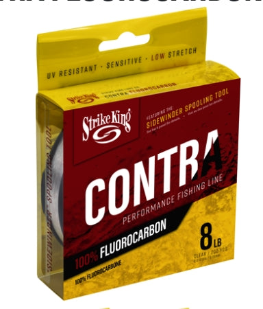 Strike King  Contra Fluorocarbon 200yd\/8lb  LPFC200-8C