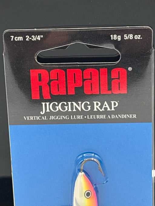 Rapala  Jigging Rap 7 Pink Tiger UV  W7PTU
