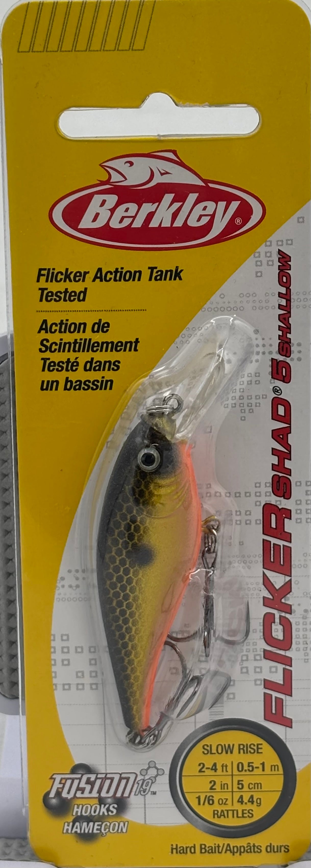 Berkley  Flicker Shad 5 Shallow Fool\u201Ds Gold 1\/6 oz  120-9075