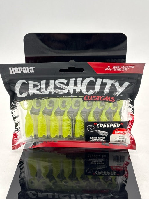 Rapala Crush City Creeper 2.5 Neon CCCRE25N-TL