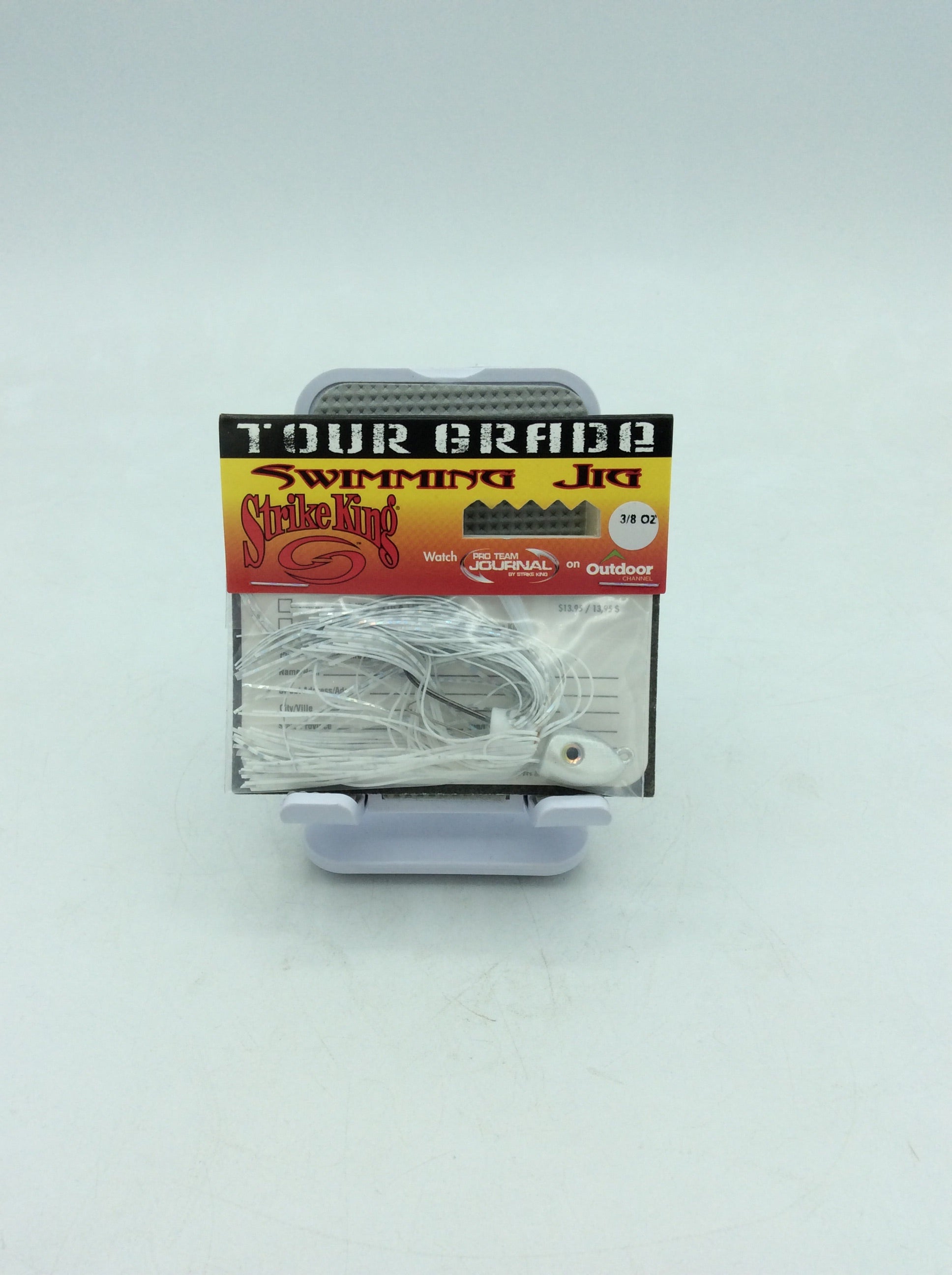 Strike King  Tour Grade Swim Jig, White TGSJ38-204