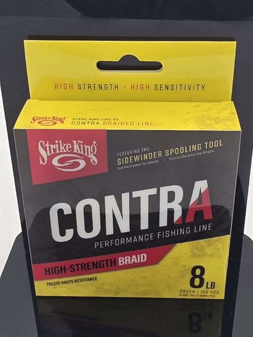 Strike King  Contra Braid 150yd\/8lb Green  LPB150-8G