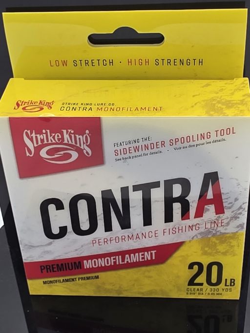 Strike King  Contra Monofilament 330yd\/20lb LPM330-20C