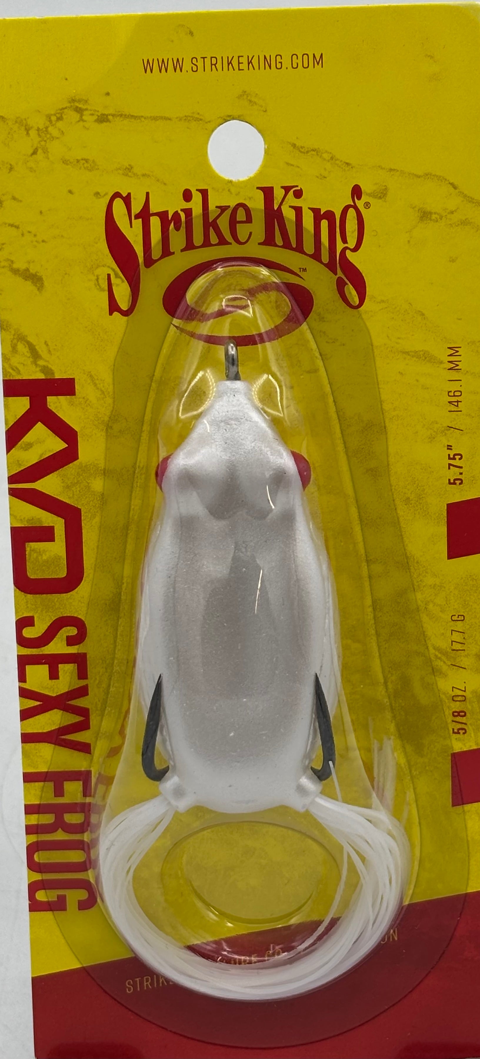 Strike King  KVD Sexy Frog - Pearl White  SFKVD-84