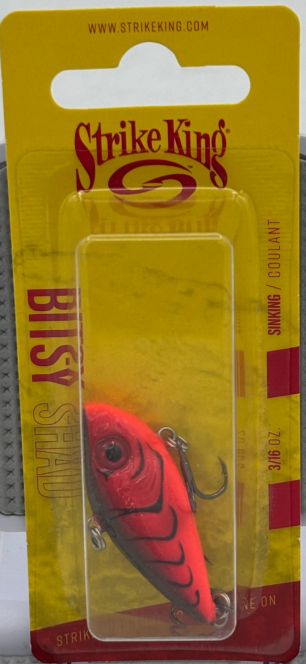 Strike King  Bitsy Shad Fire Craw  REYESDB-900