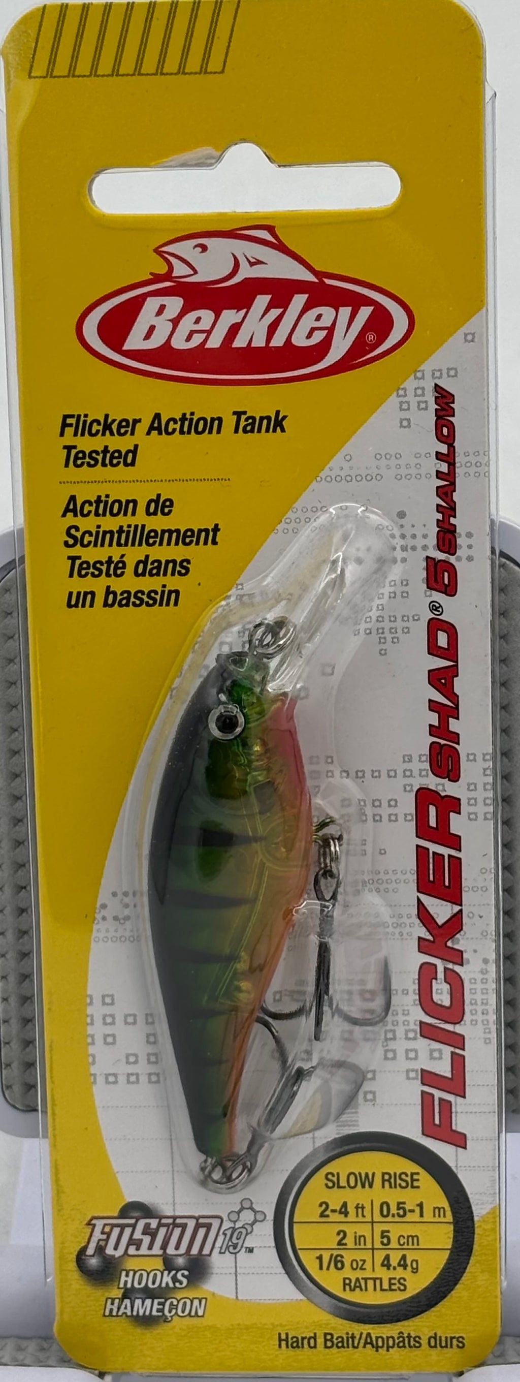 Berkley  Flicker Shad 5 Shallow Flashy Perch 1\/6 oz  120-9072
