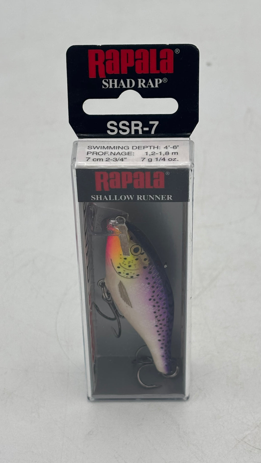 Rapala  Shallow Shad Rap 07 Purpledescent SSR07PD