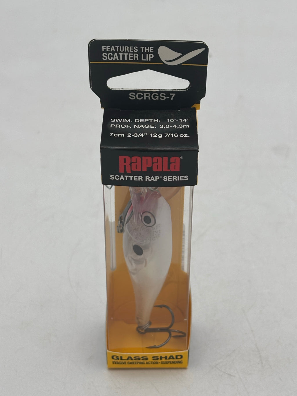 Rapala  Scatter Glass Shad 07 Glass Shad  SCRGS07GSD