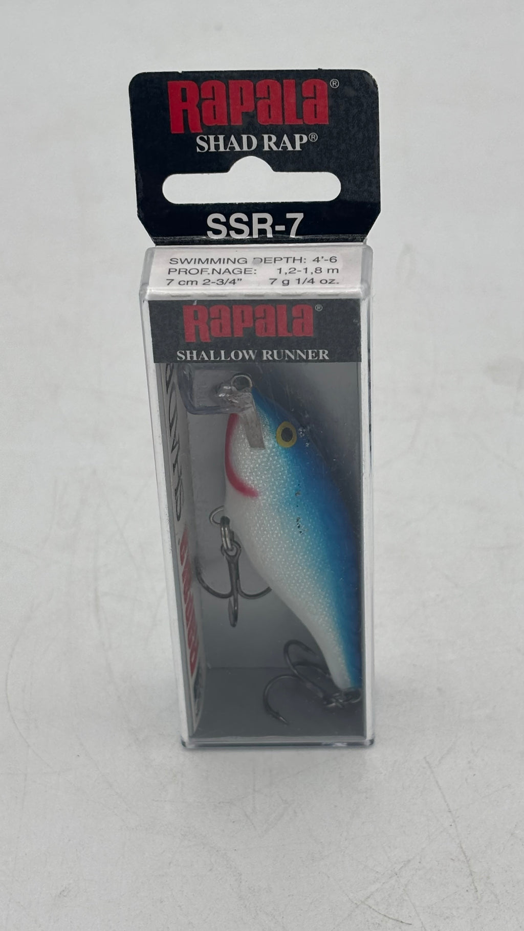 Rapala  Shallow Shad Rap 07 Blue  SSR07B