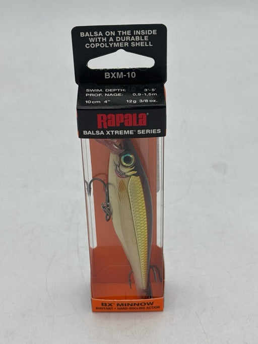 Rapala  BX Minnow 10 Gold Shiner  BXM10GSH