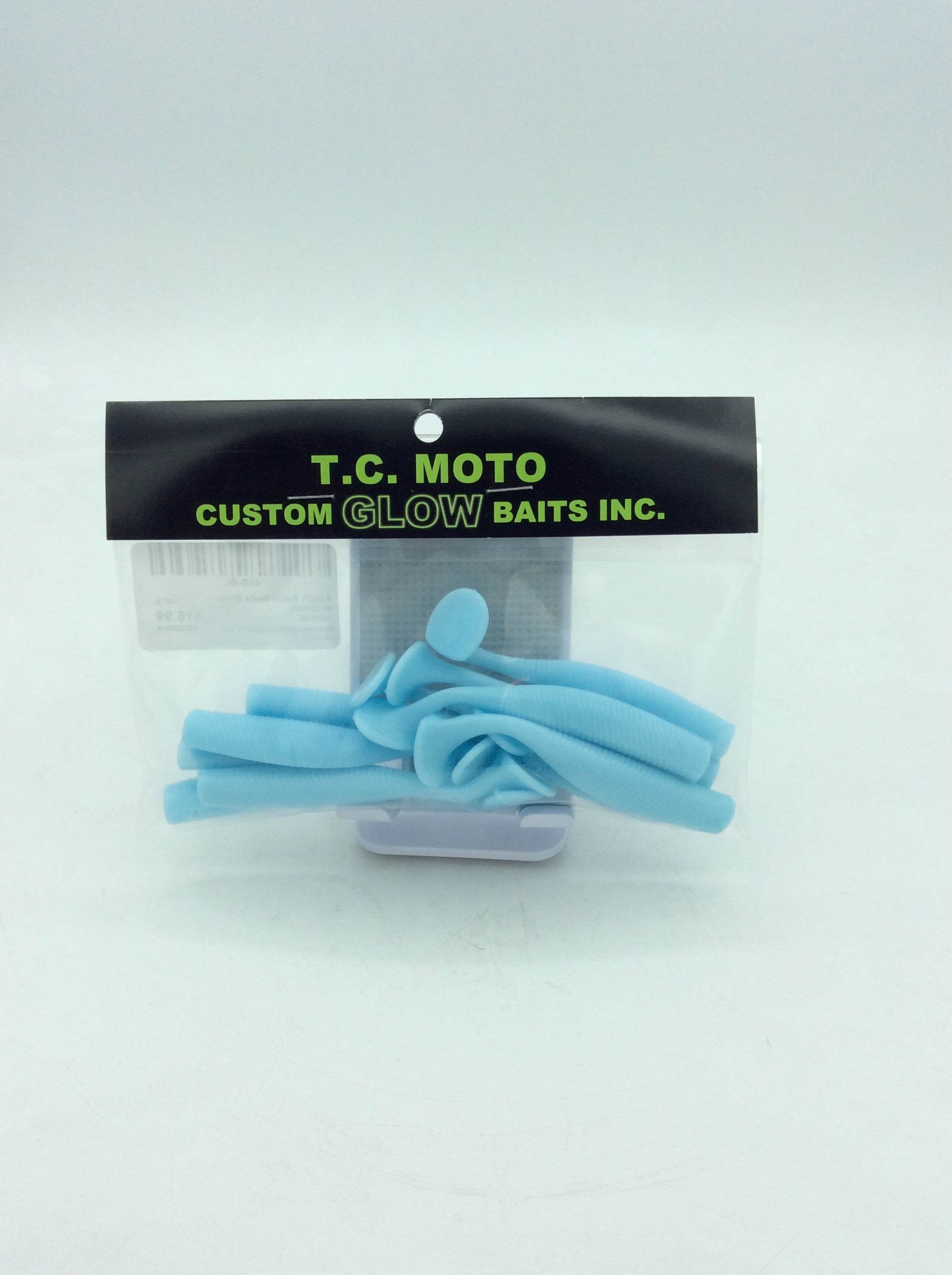 T.C. MOTO 4 Inch Swim Baits, Blue 4SB-BL