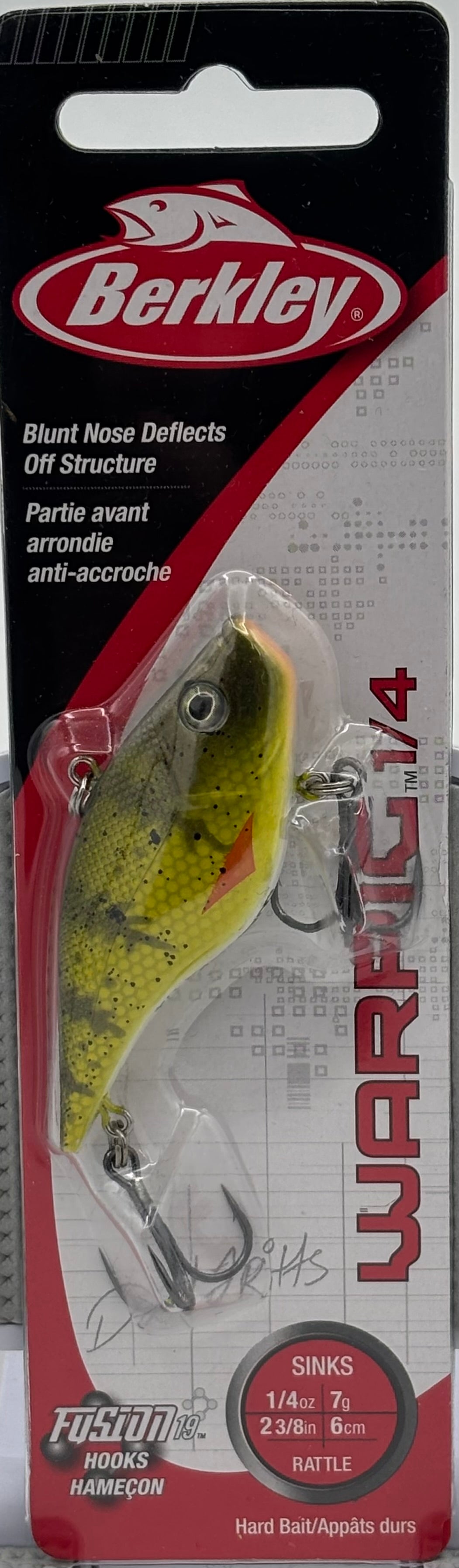 Berkley  Warpig 1\/4 Yellow Perch  120-7090