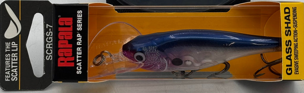 Rapala  Scatter Glass Shad 07 Glass Purple Shad SCRGS07GPS