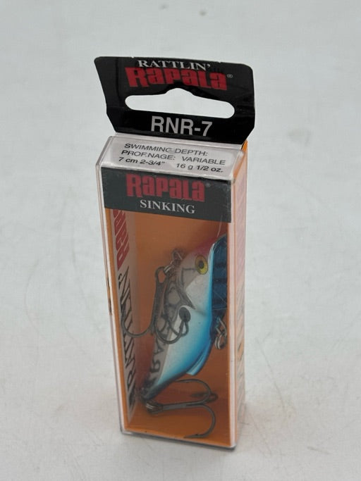 Rapala  Rattlin\u2019 Rapala 07 Chrome Blue  RNR07CHB