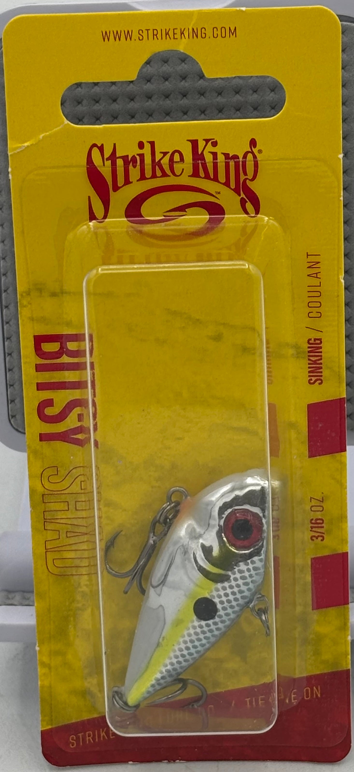 Strike King  Bitsy Shad Chrome Sexy Shad  REYESDB-514