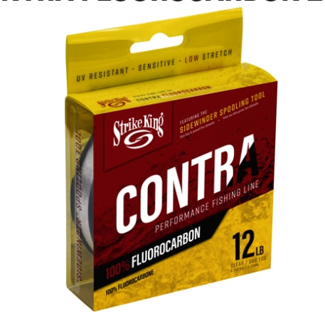 Strike King  Contra Fluorocarbon 200yd\/12lb  LPFC200-12C