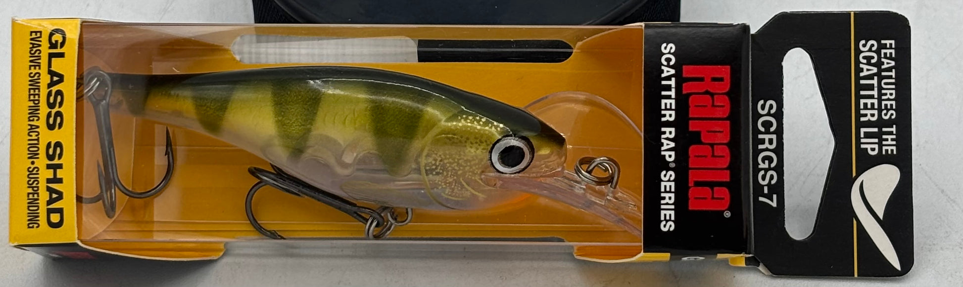 Rapala  Scatter Glass Shad 07 Glass Yellow Perch  SCRGS07GYP