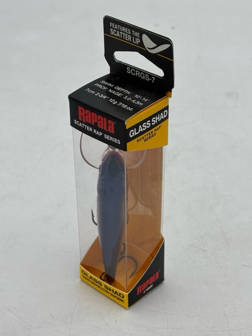 Rapala  Scatter Glass Shad 07 Glass Purple Shad SCRGS07GPS