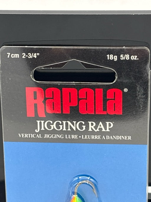 Rapala Jigging Rap 7 Glow Tiger  W7GT
