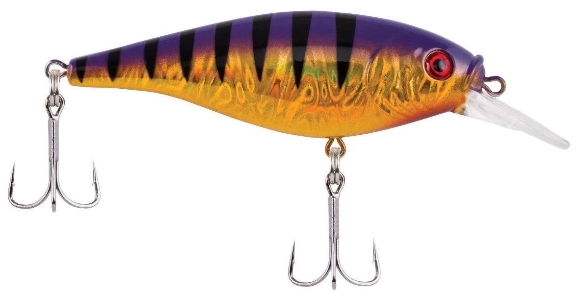 Berkley  Flicker Shad 5 Shallow Slick Purple Bengal 1\/6 oz  120-9085