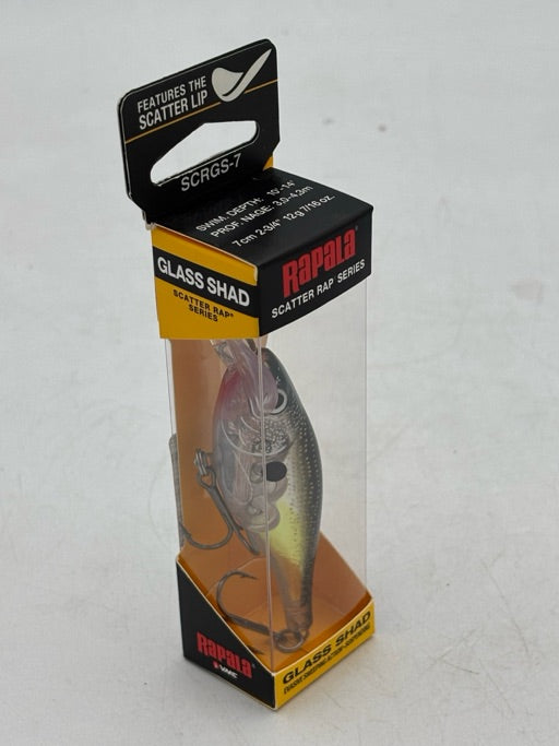 Rapala  Scatter Glass Shad 07 Glass Black  SCRGS07GBK