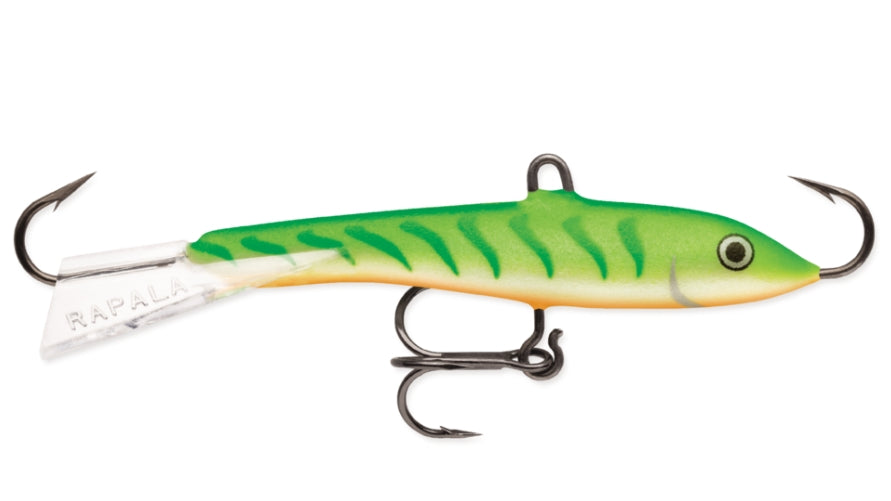 Rapala Jigging Rap-Green Tiger UV W7GTU