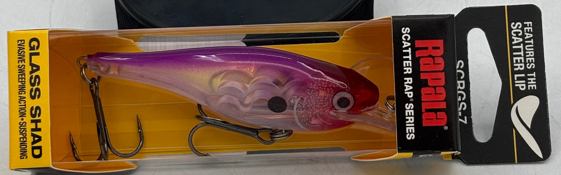 Rapala  Scatter Glass Shad 07 Glass Purple Clown  SCRGS07GPRCL