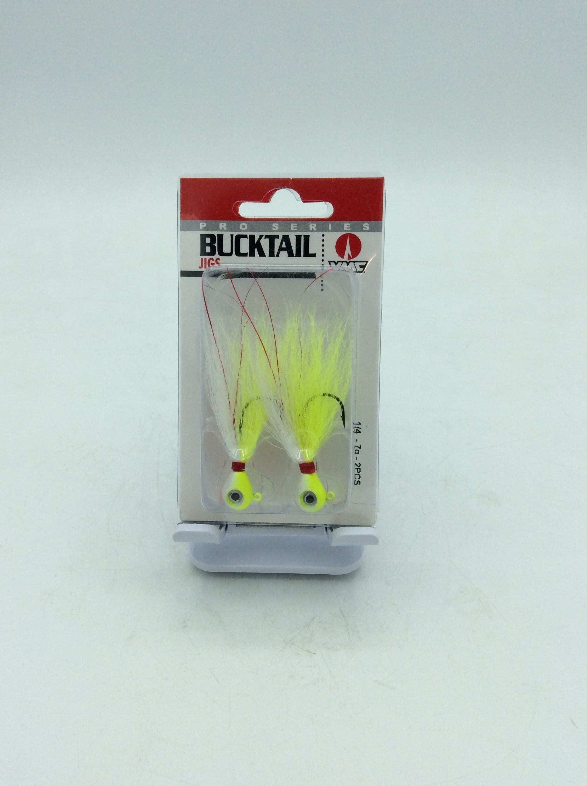 VMC  Bucktail Jig, Chart White, 2-pack BKJ14-CHW